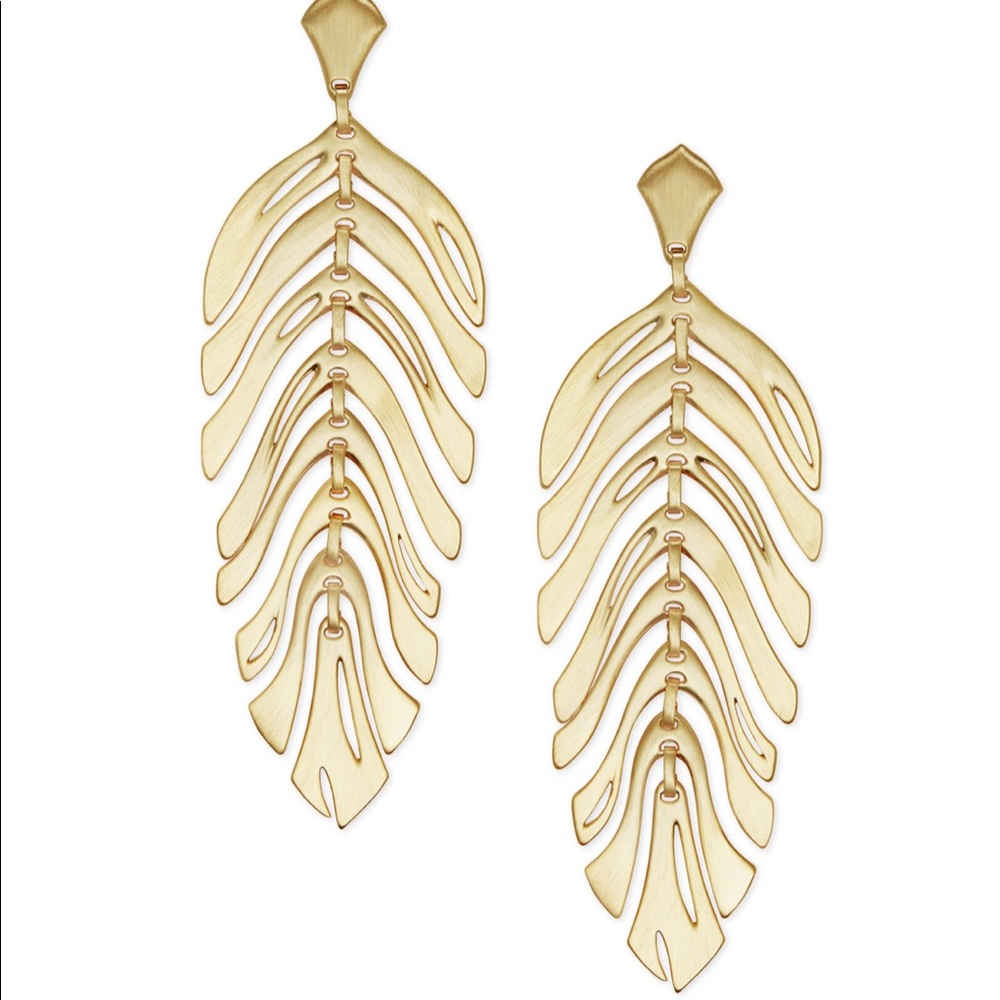 Kendra Scott Lotus statement earrings